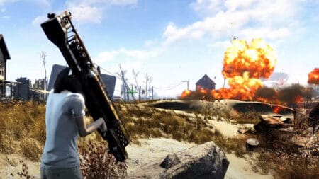5 Best Weapons in Fallout 4, Ranked Fallout 4 best weapons, fat man testing