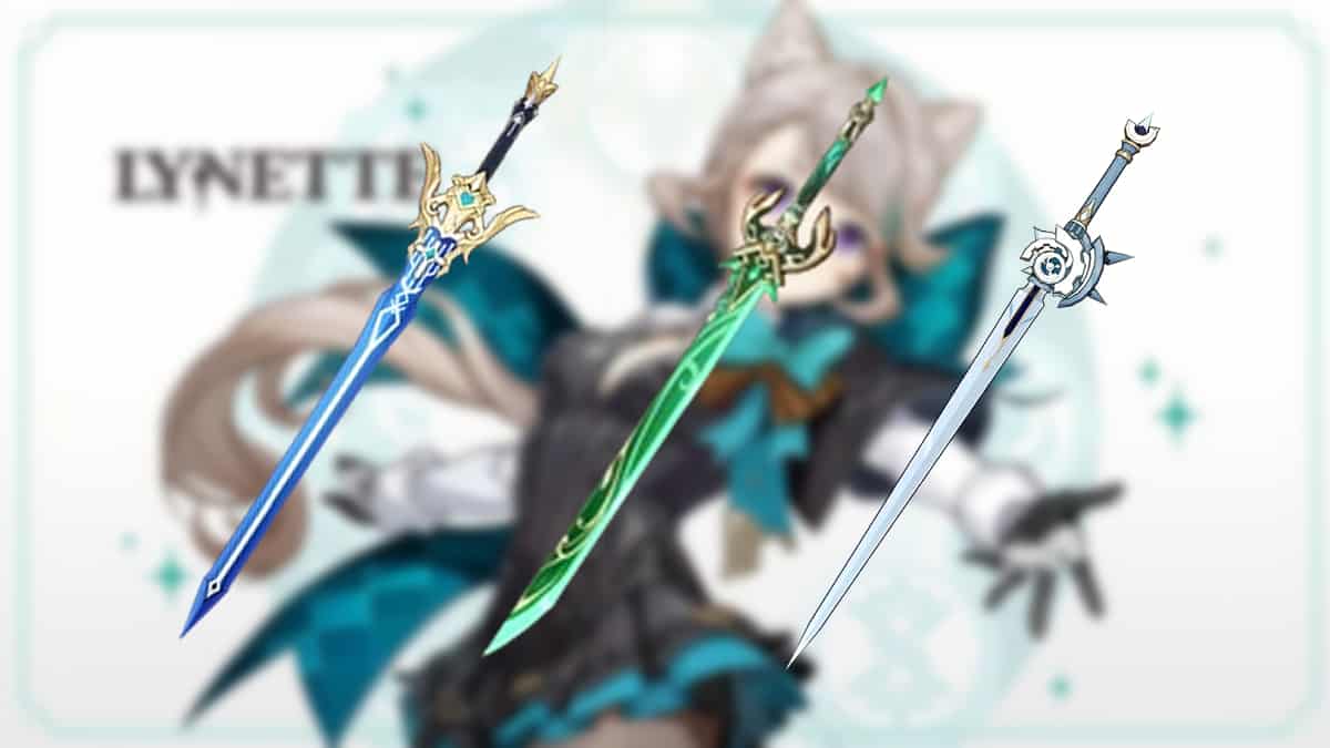 Best swords for Lynette.