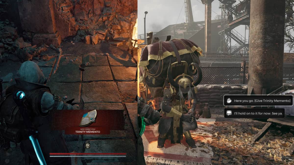 Trinity Memento quest