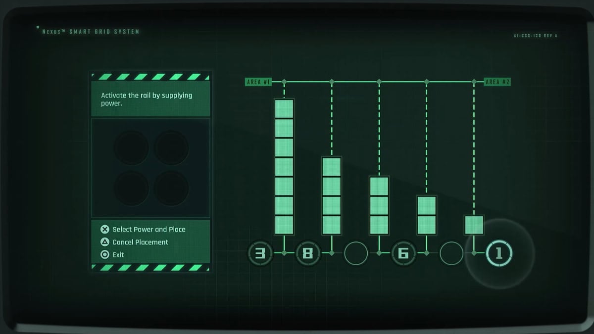 Monorail Power Puzzle Solution.