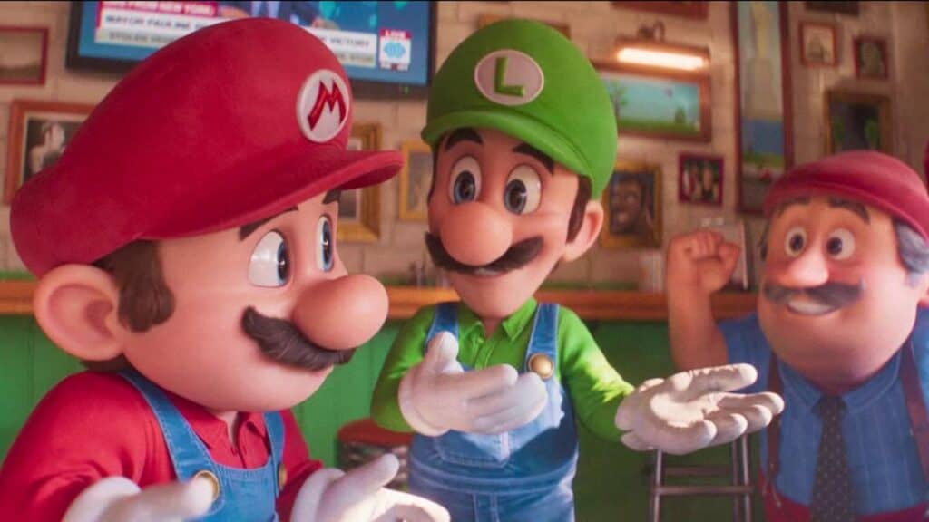 The Super Mario Bros. Movie, Mario and Luigi, video gamer movie