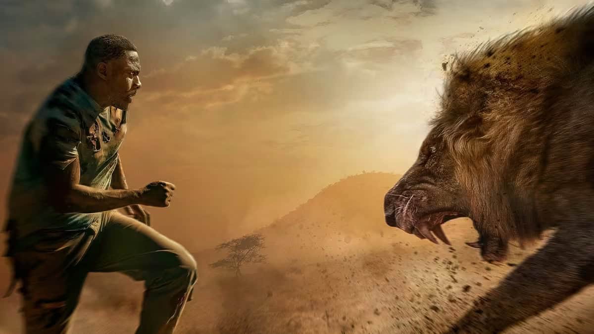 A shot from Beast starring Idris Elba