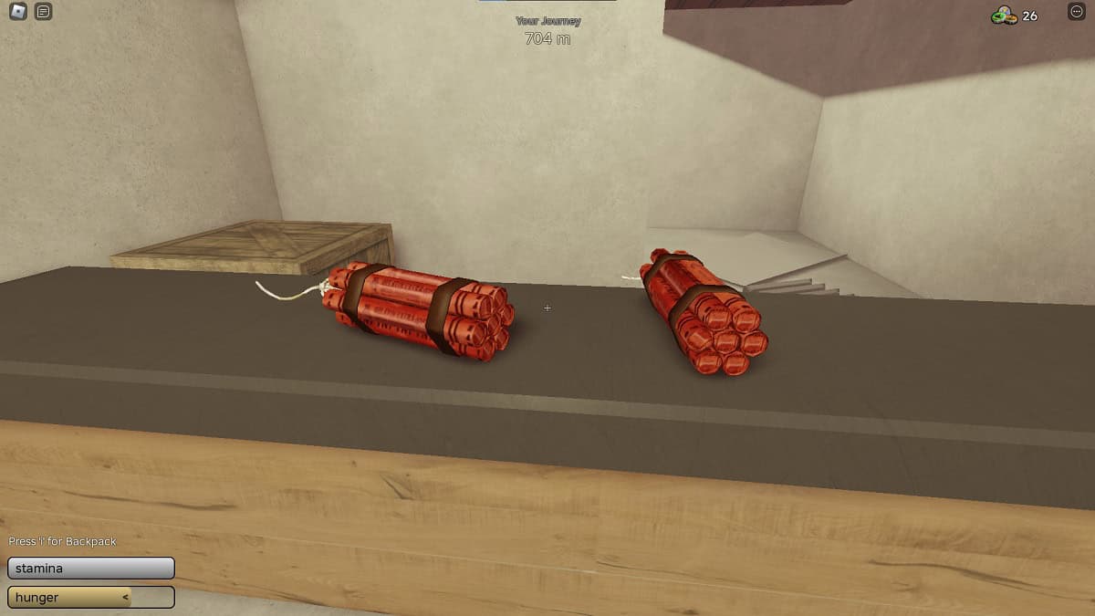 dynamite in a dusty trip