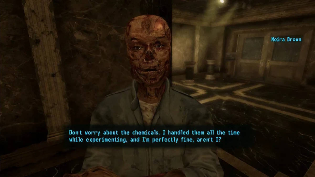 Fallout 3 ghoul Moira Brown
