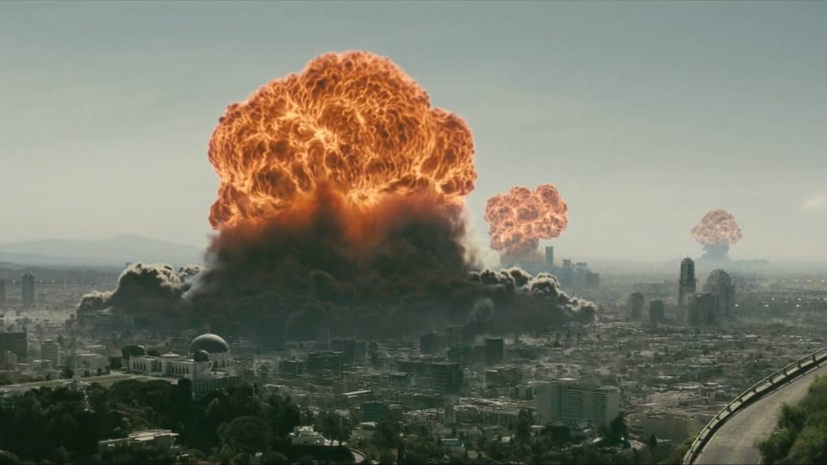 Fallout nuclear explosion