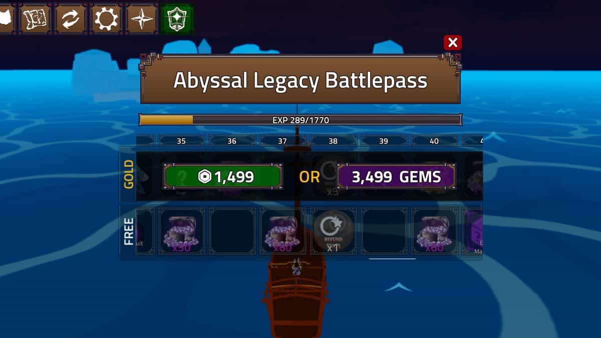 getting gems from king legacy battle pass