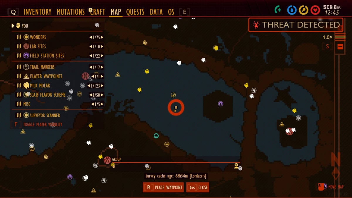 Grounded Sunken Bones location