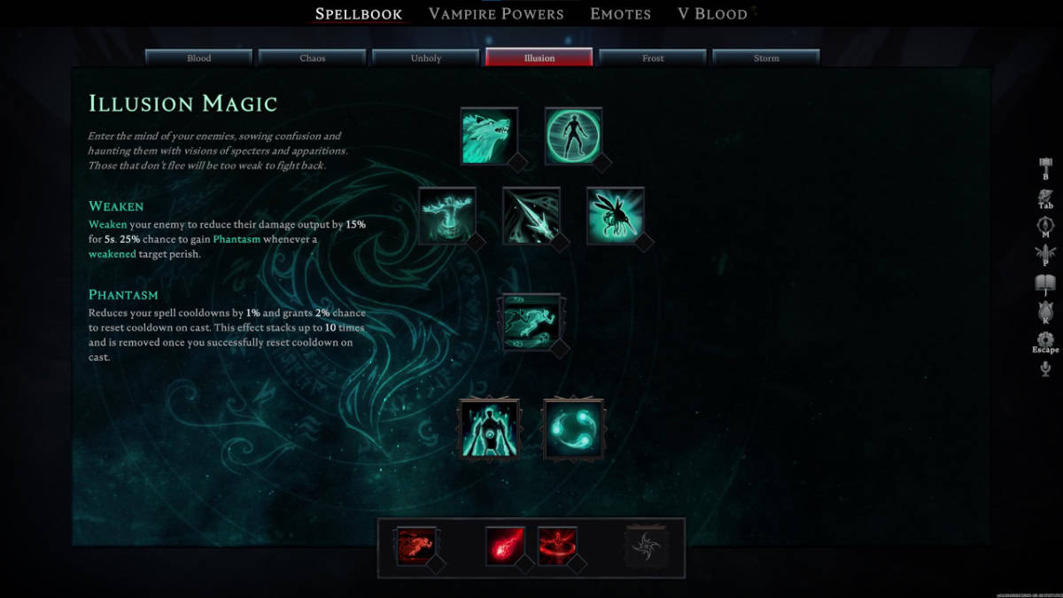 V Rising best spells, illusion