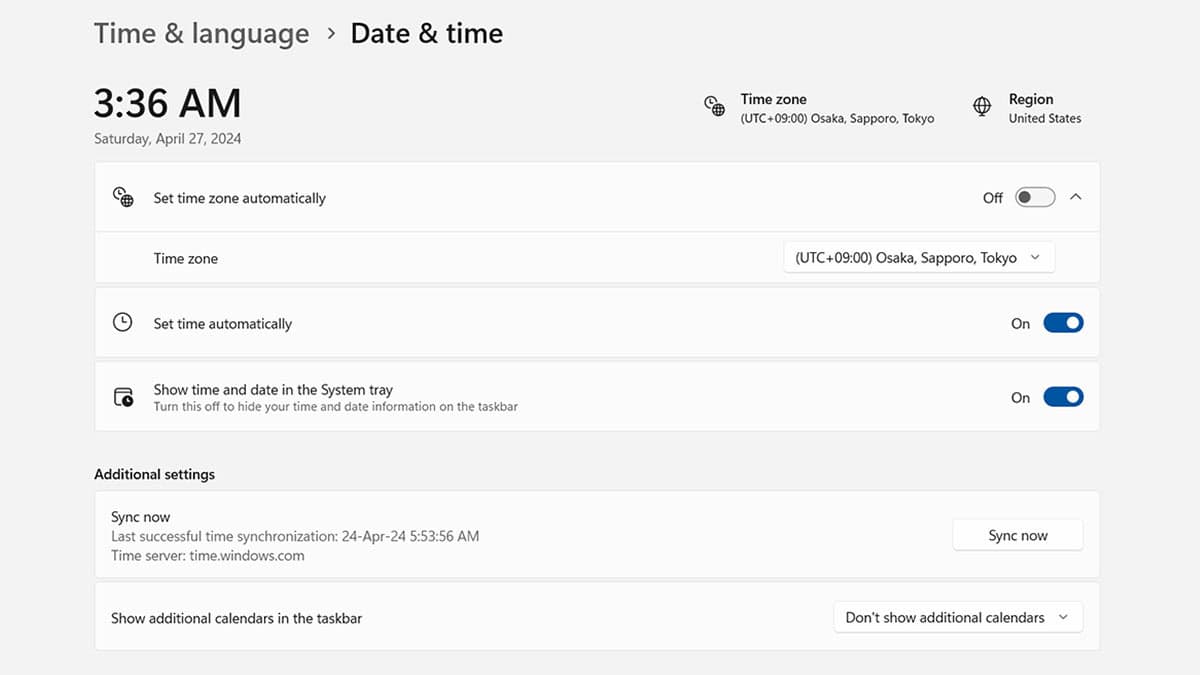 Your PC's Clock is Out of Sync