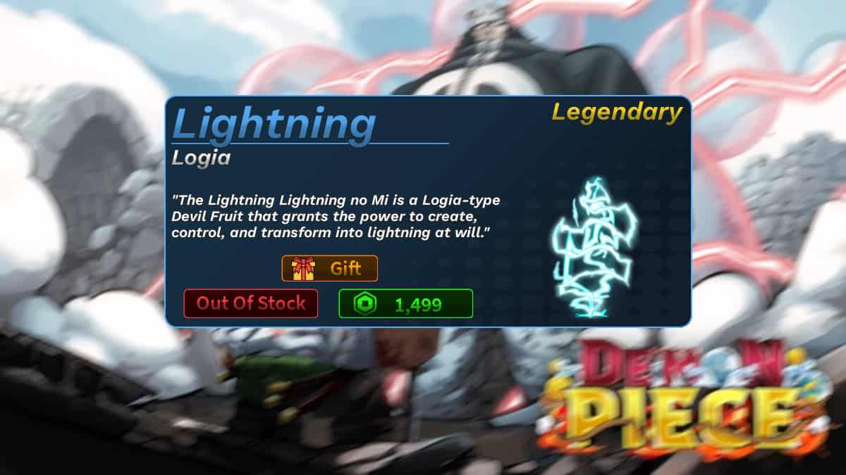 best fruit in demon piece: lightning fruit