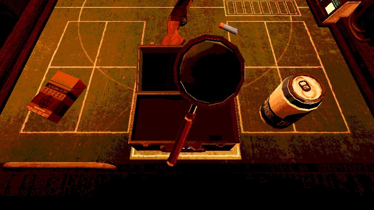 all items in, the magnifying glass