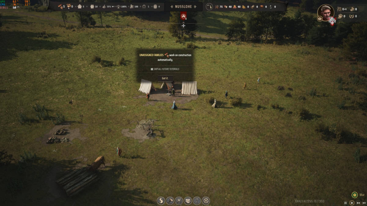 Manor Lords tips, workers