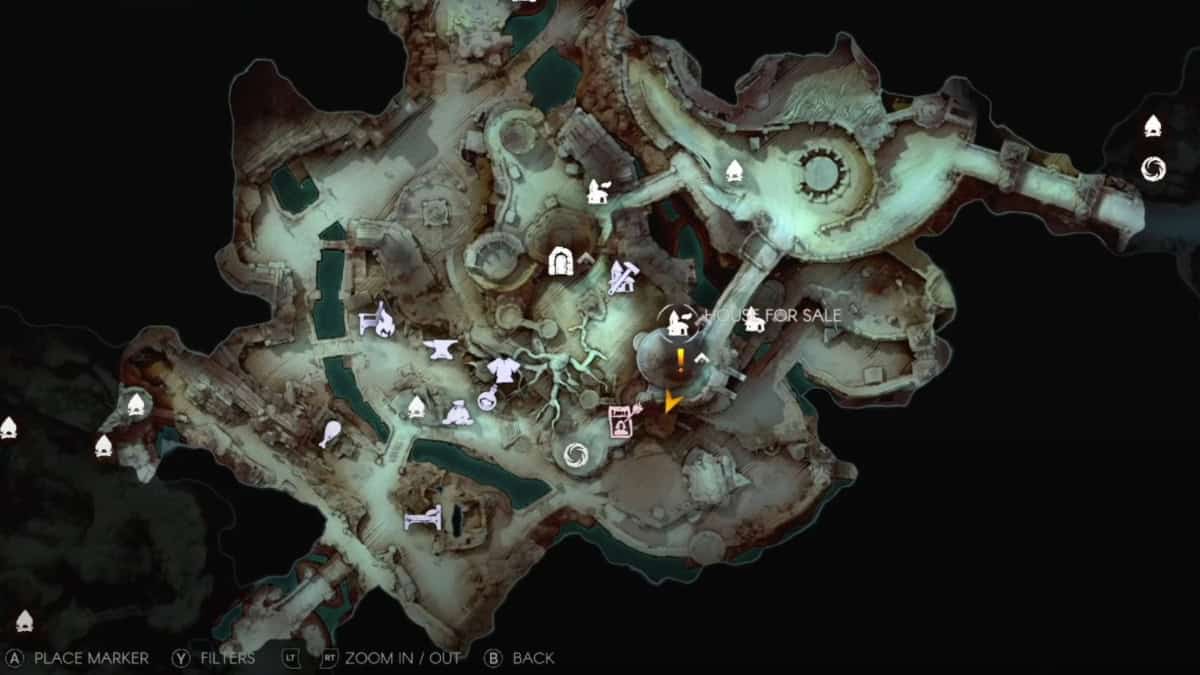 No Rest for the Wicked house map