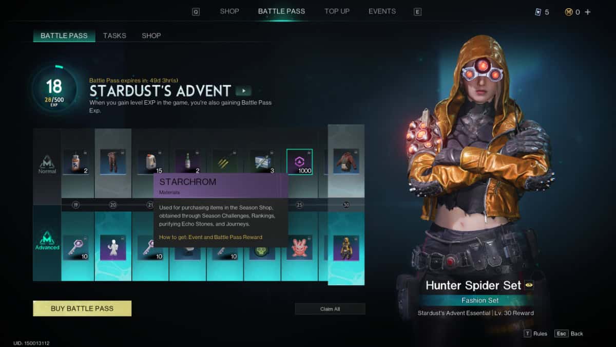 Once Human Starchrom source