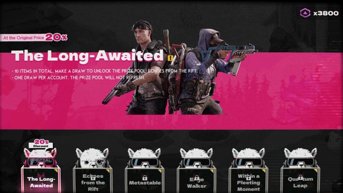 Once Human wish machine ui