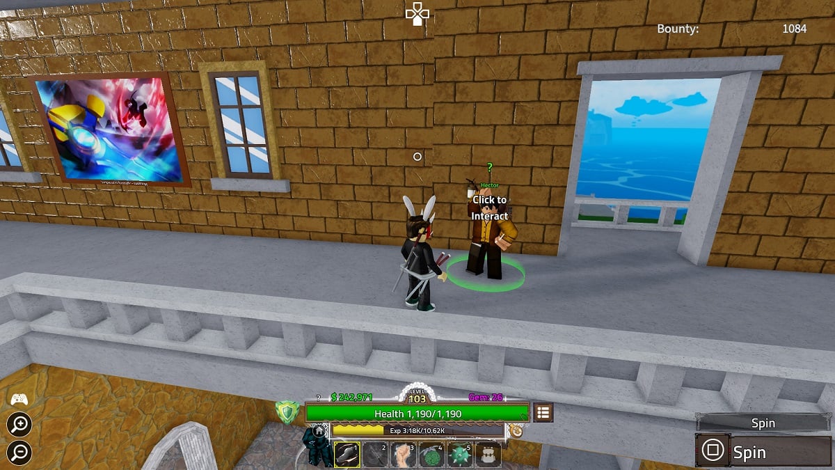 speaking to hector to change races in king legacy