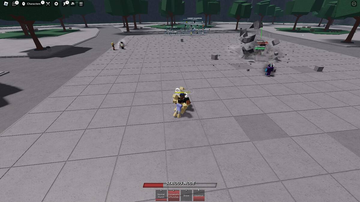 battling as one-punch man in the strongest battlegrounds