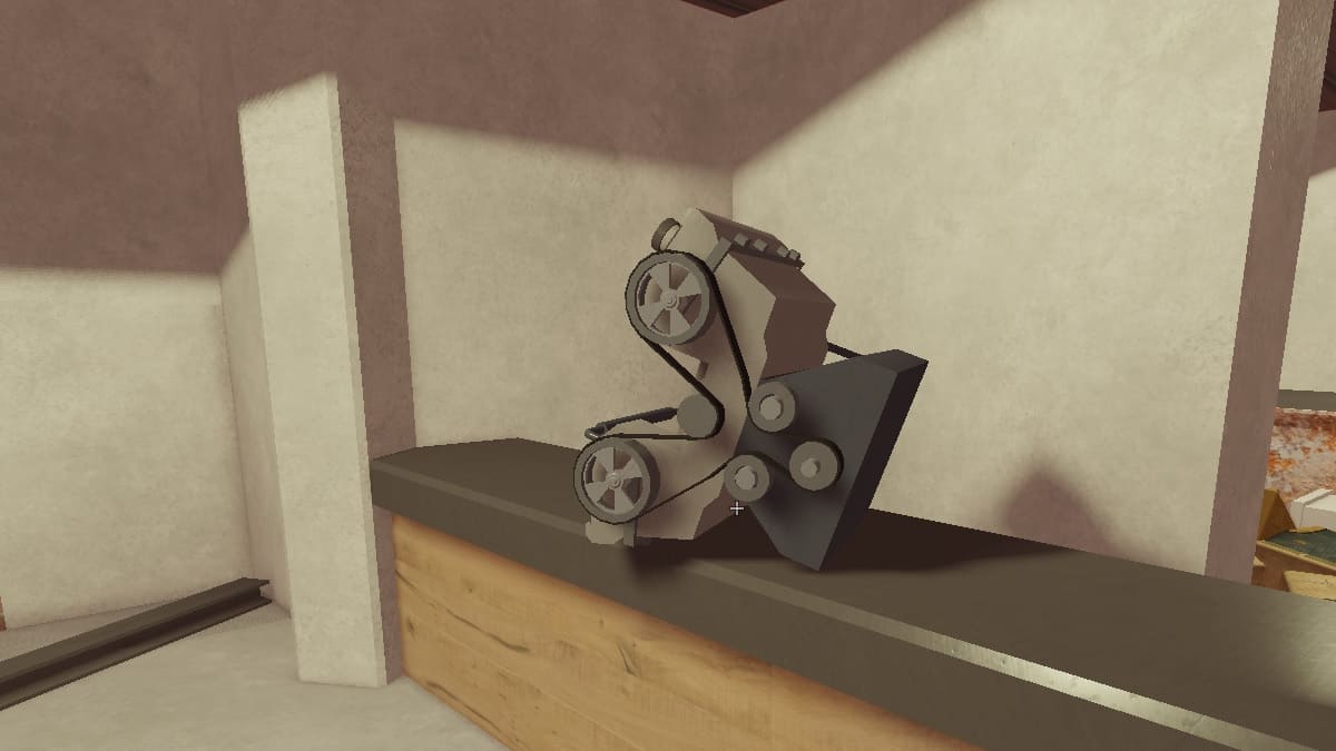 v8 engine in a dusty trip