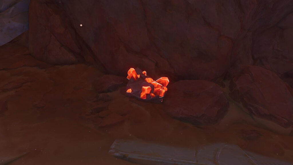 All Genshin Impact Trishiraite Locations and Best Farming Route A Trishiraite crystal, as showcased in Genshin Impact.