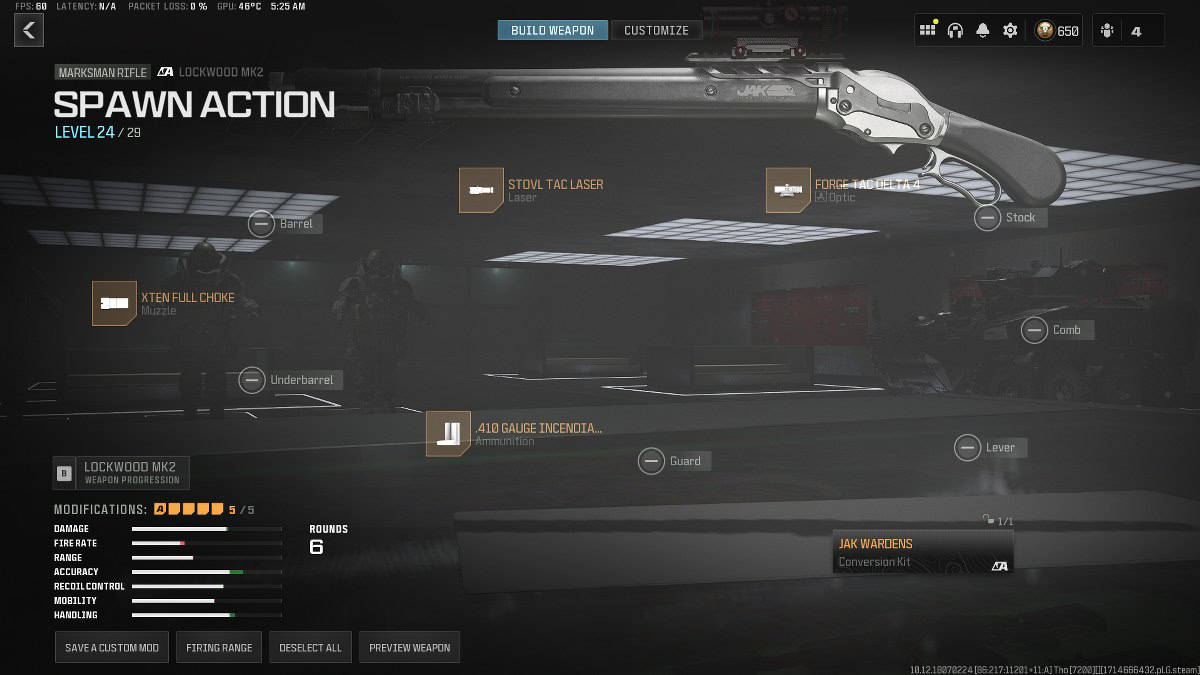 Lockwood MK2 JAK Wardens Loadout MW3