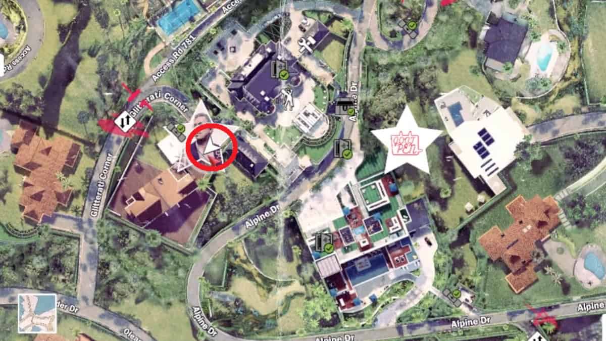 The second package's location