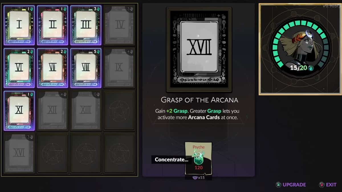 Increasing Grasp in Hades 2.