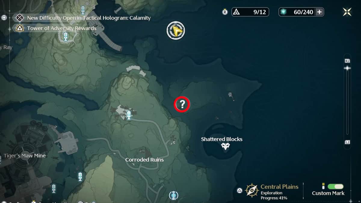 Nameless Bay Lighthouse Location in Wuthering Waves.