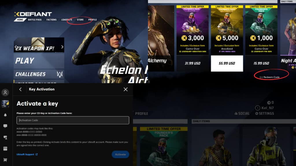 free codes for xdefiant