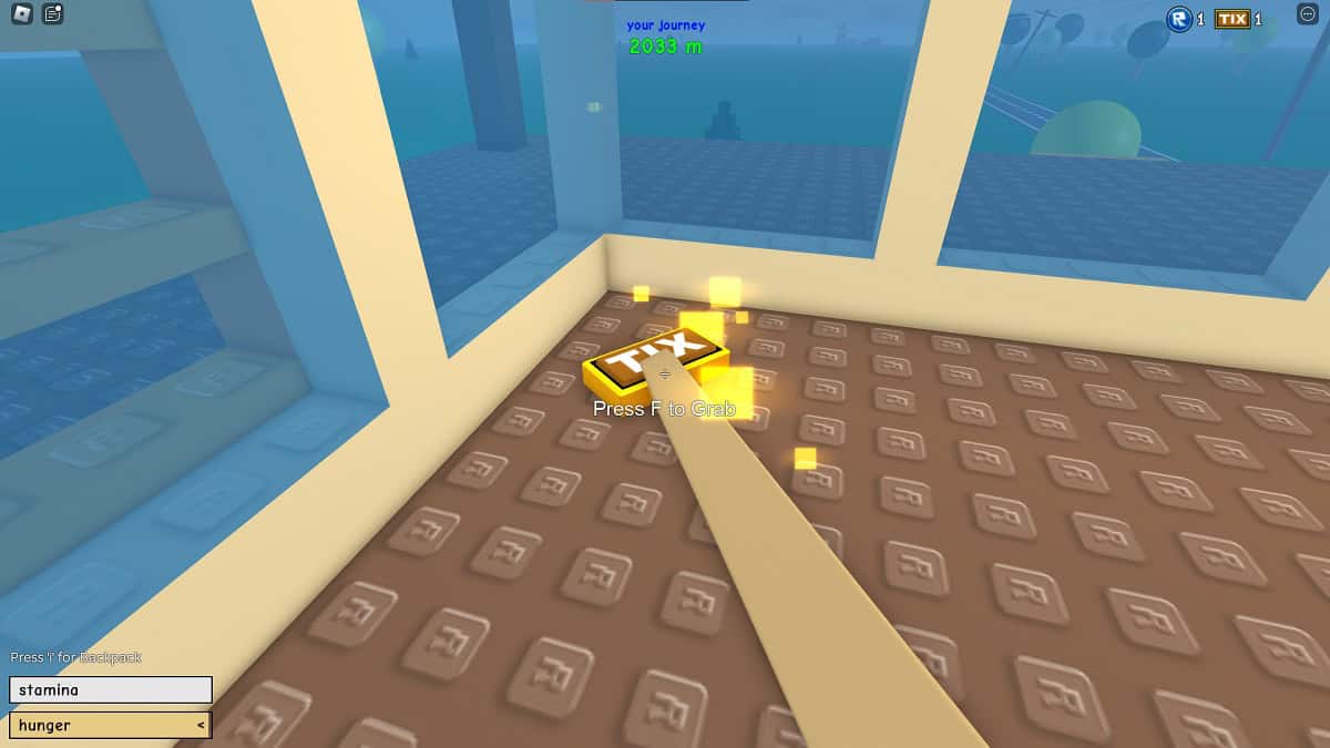 finding the tix in the blue building