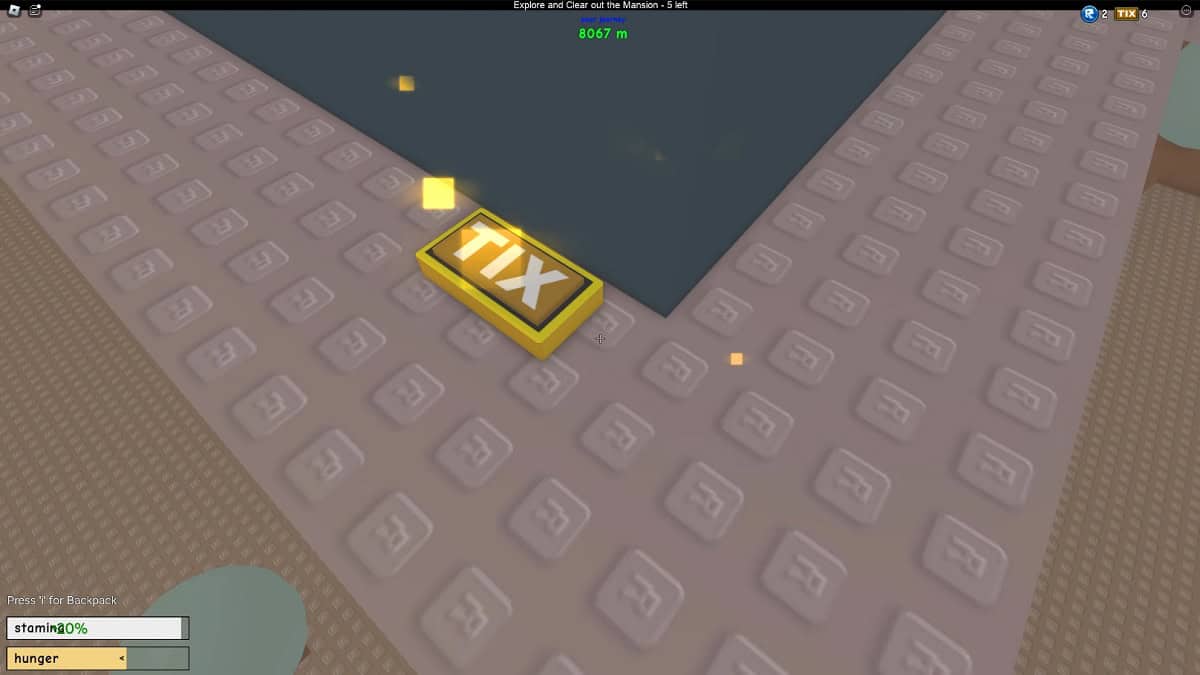 tix outside abandoned house