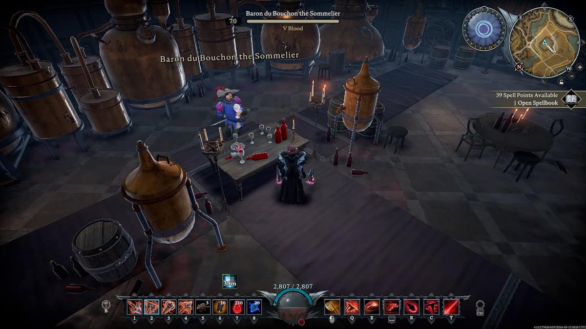 where to learn sacred grape recipes in v rising