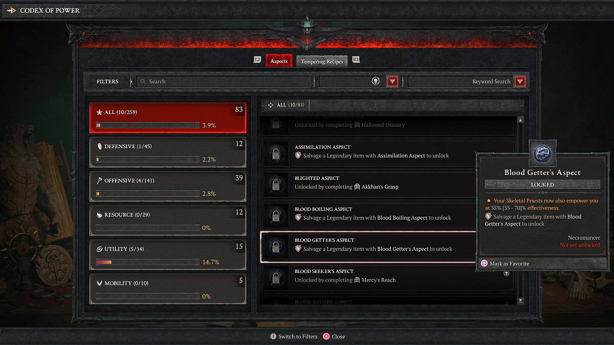 the best glyphs to use with d4 necro minion build