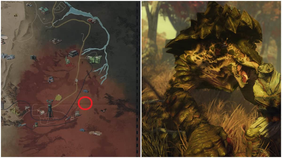 Fallout 76 cryptid location guide