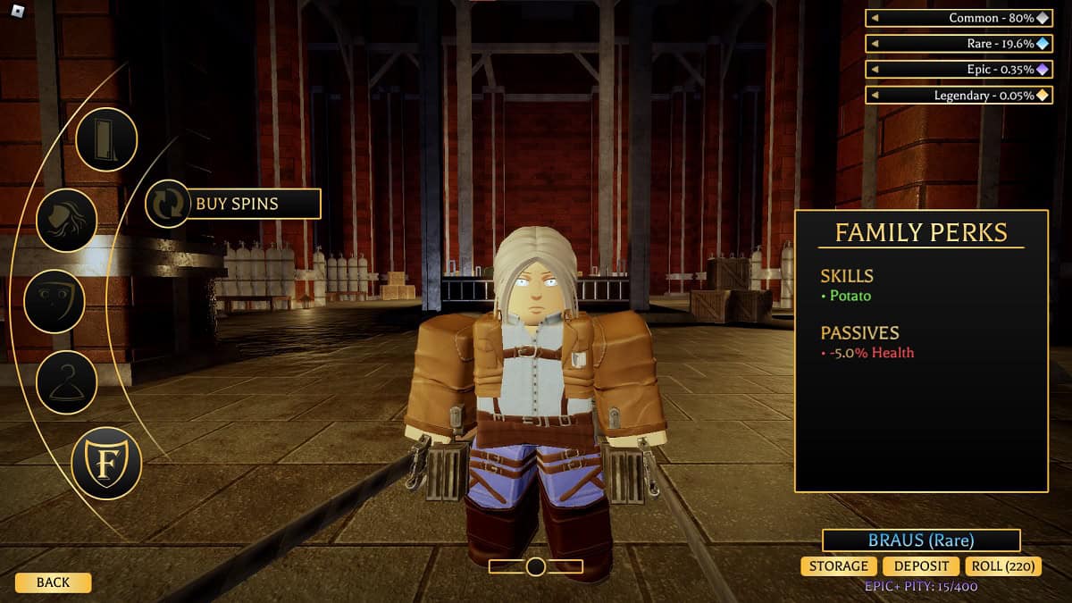 character creation menu in roblox attack on titan revolution