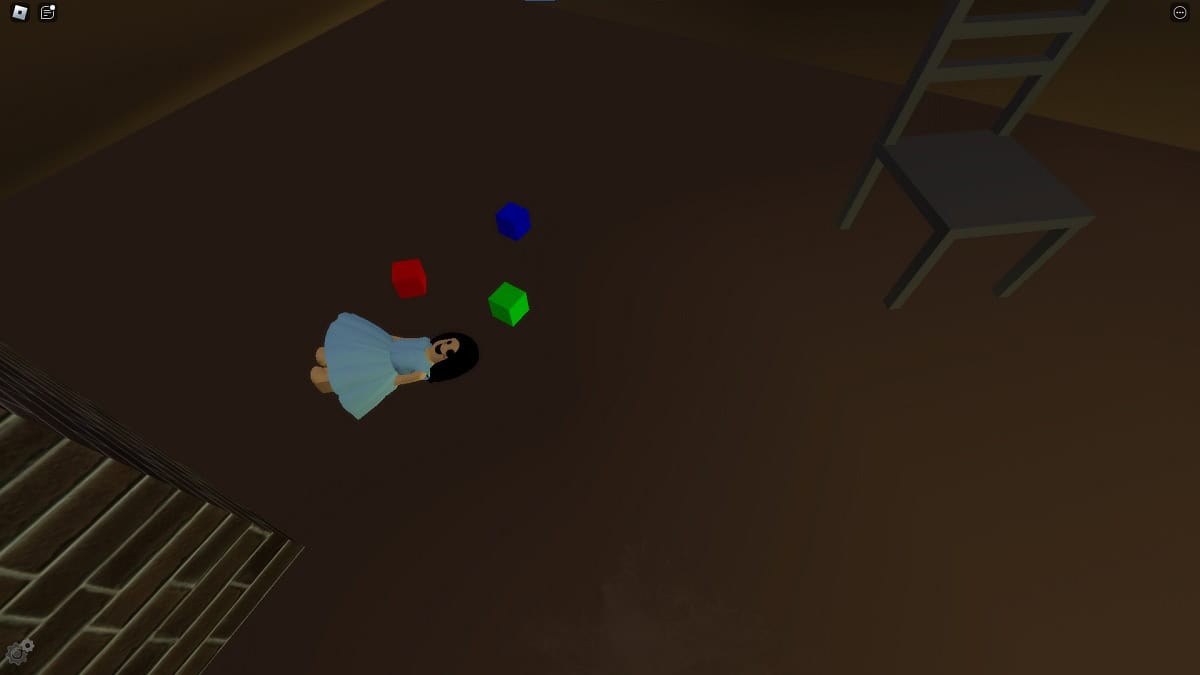 creepy doll at brookhaven campsite