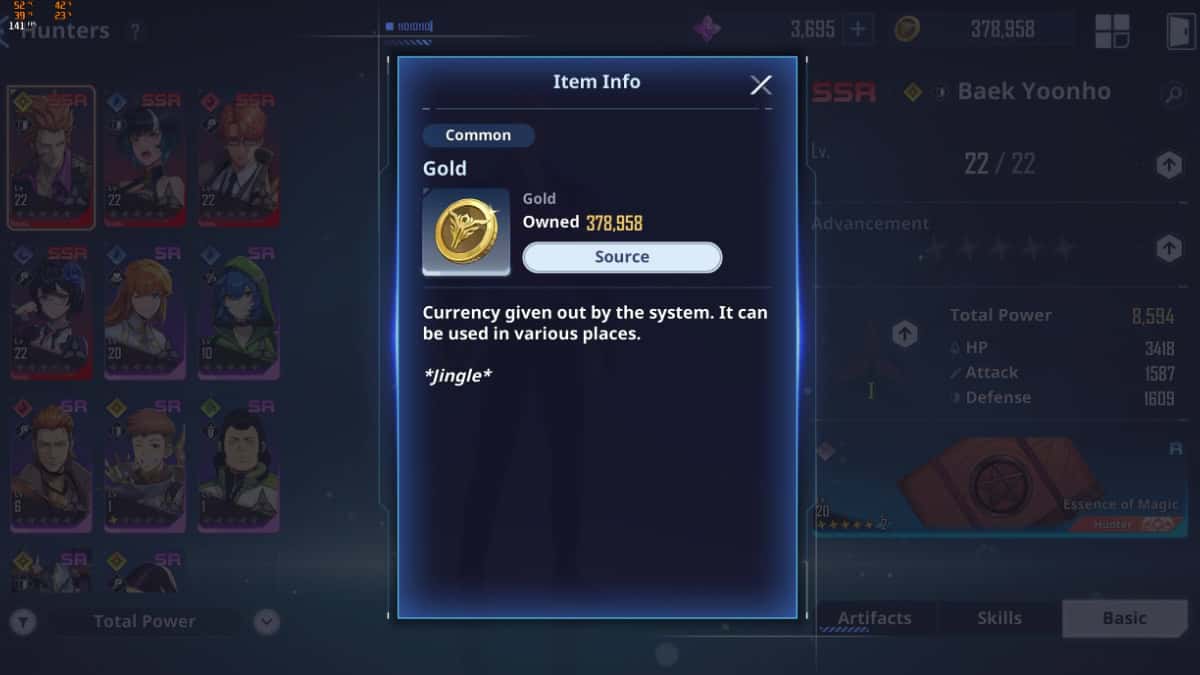 Solo Leveling Arise Gold farm method