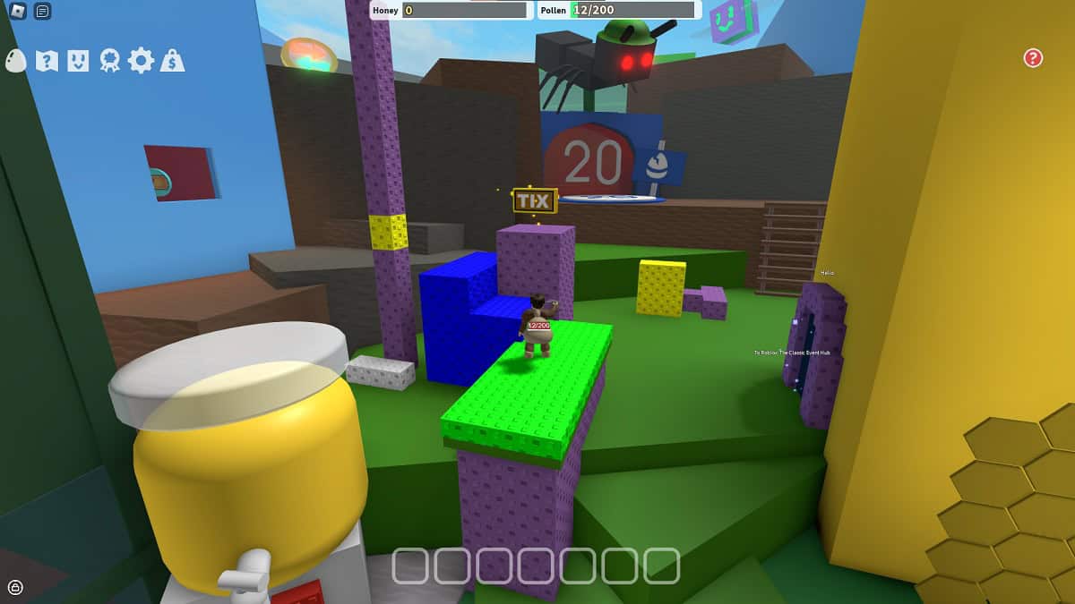 tix ticket located by area 20