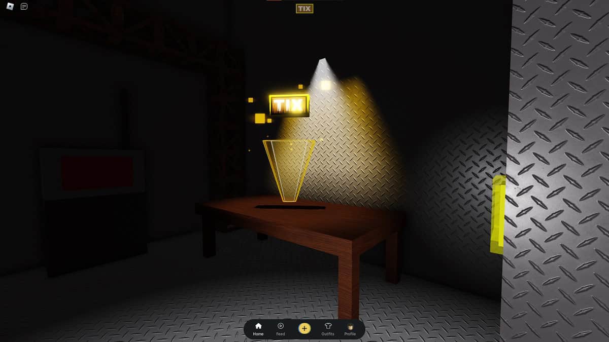 tix on table of facility map in roblox clip it