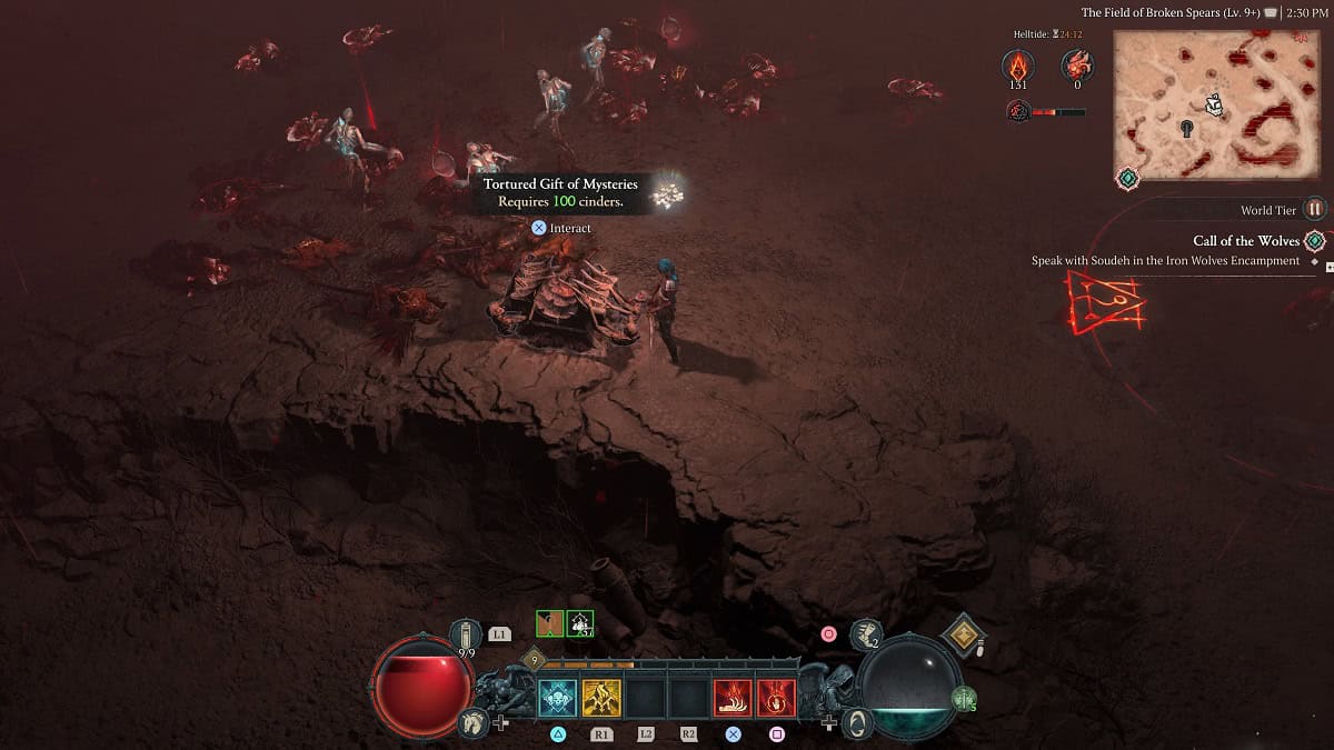 unlocking tortured gifts chests with aberrant cinders