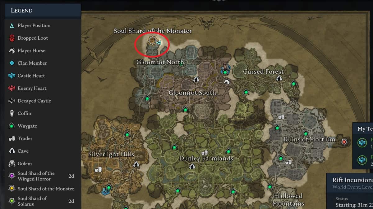 V Rising Adam location