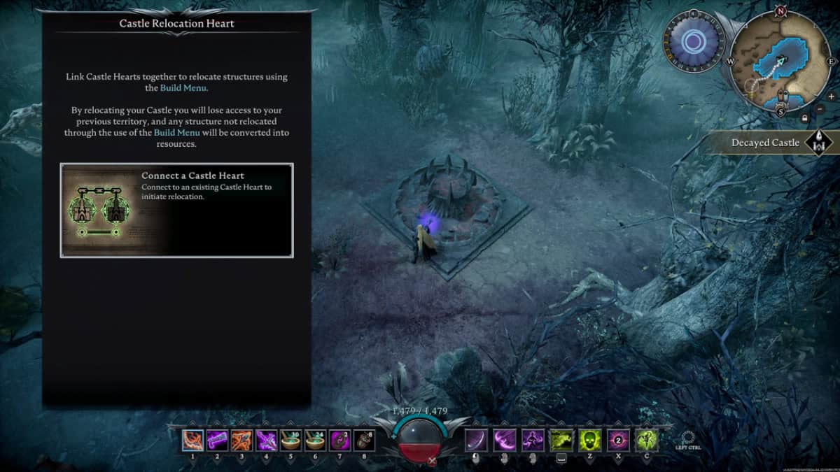 V Rising relocate castle mechanics