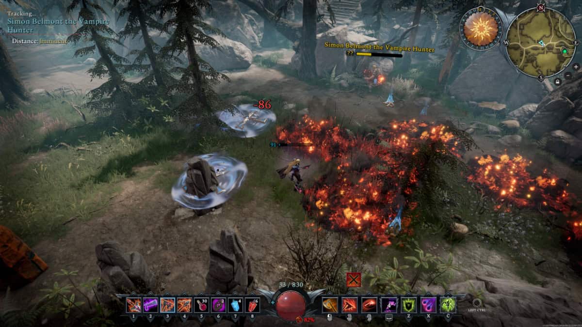 V Rising Simon Belmont fight