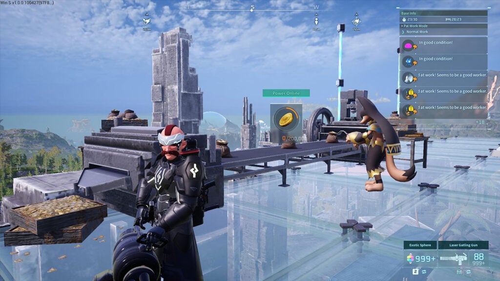 Late Game Money Farming in Palworld: Automate Gold Coin Assembly Line