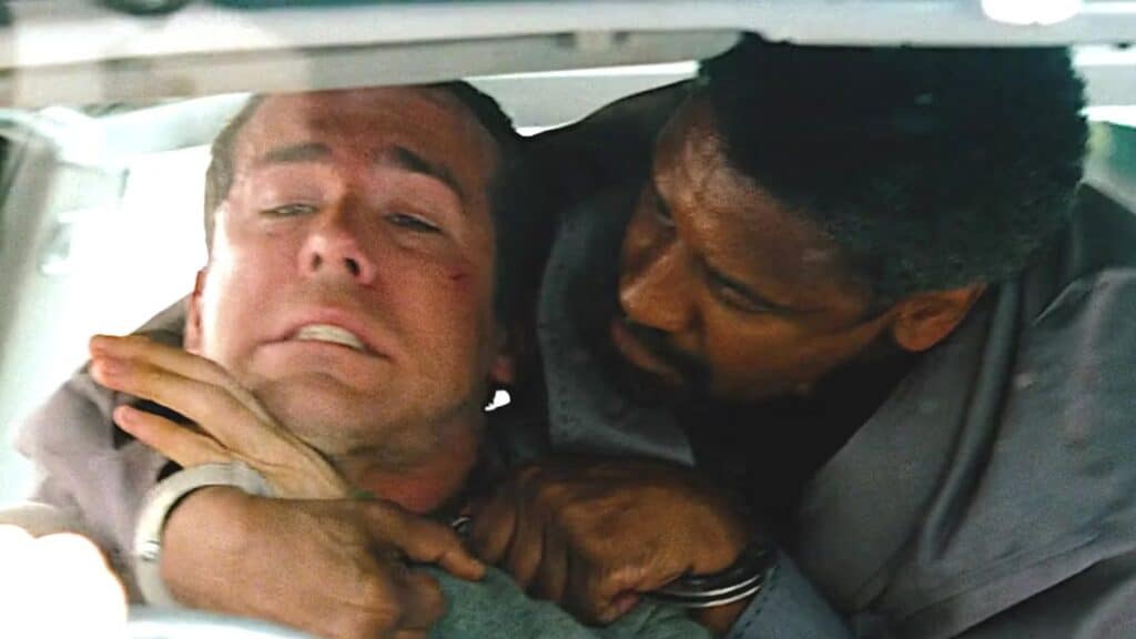 Denzel Washington and Ryan Reynolds in Safe House
