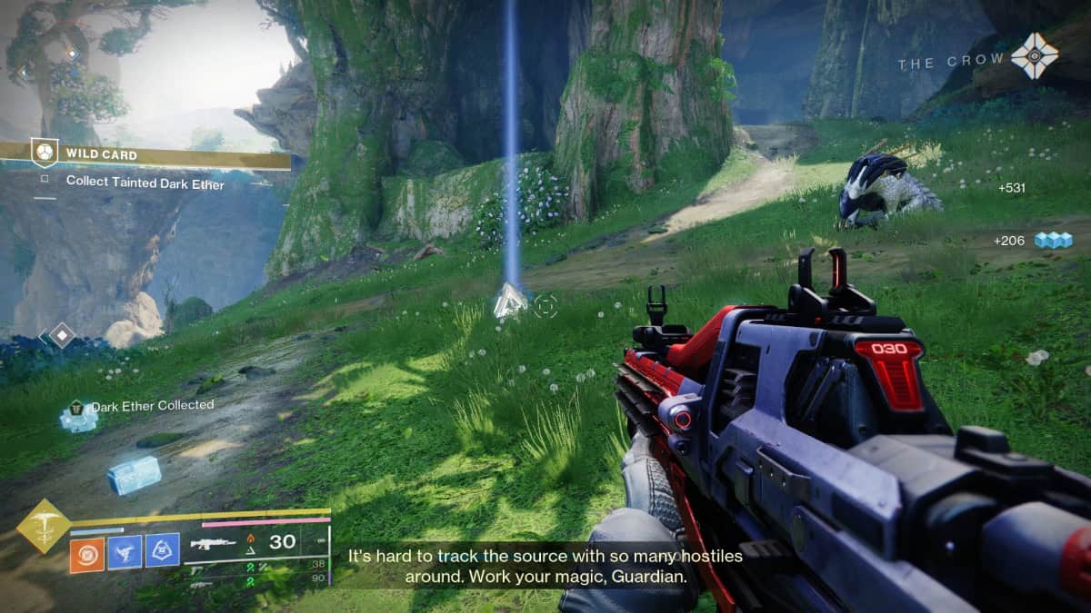 Dark Ether on the ground