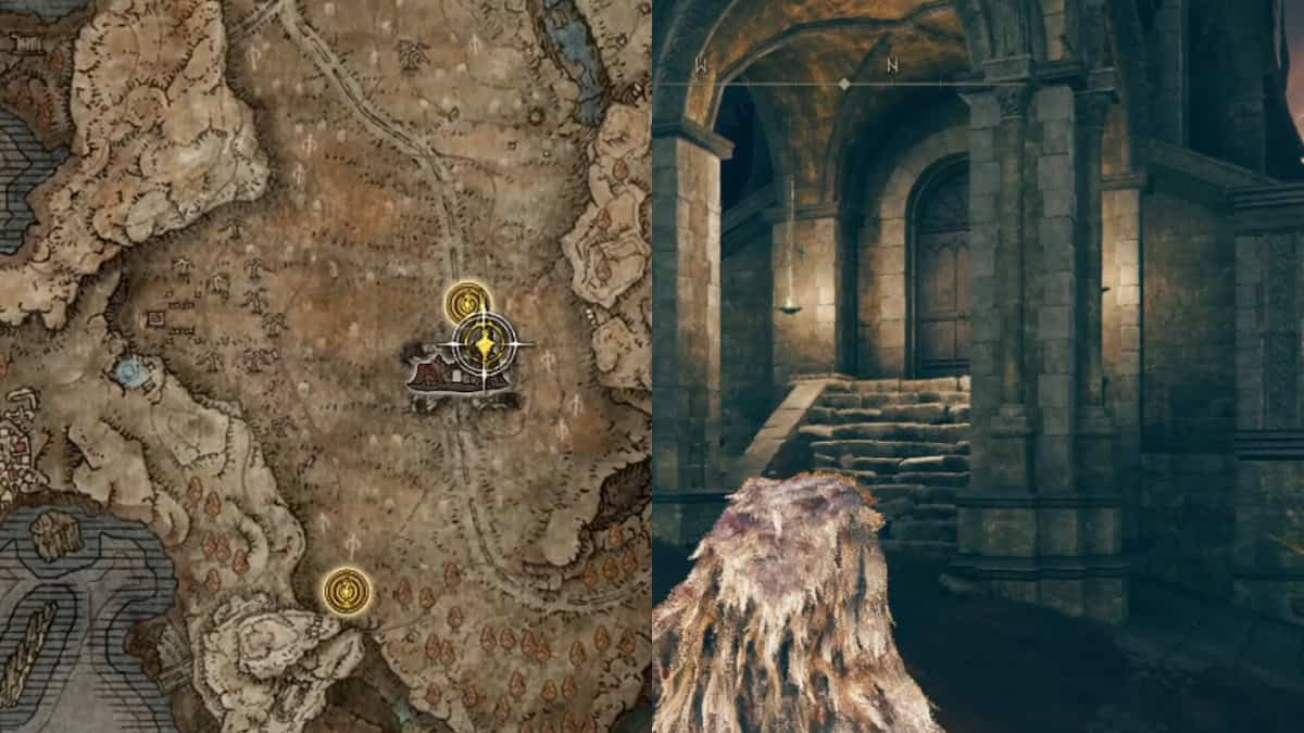 The Blade of Mercy location in Elden Ring.