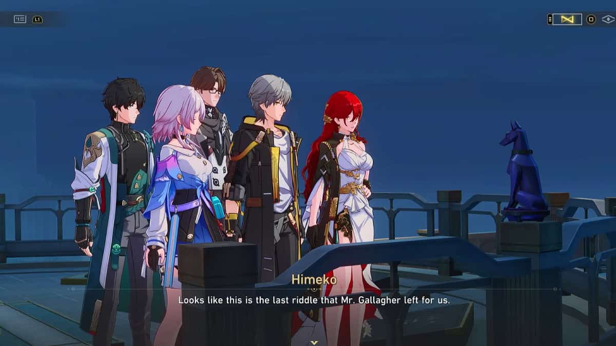 The Astral Express crew says their farewell to Gallagher after his death in HSR.