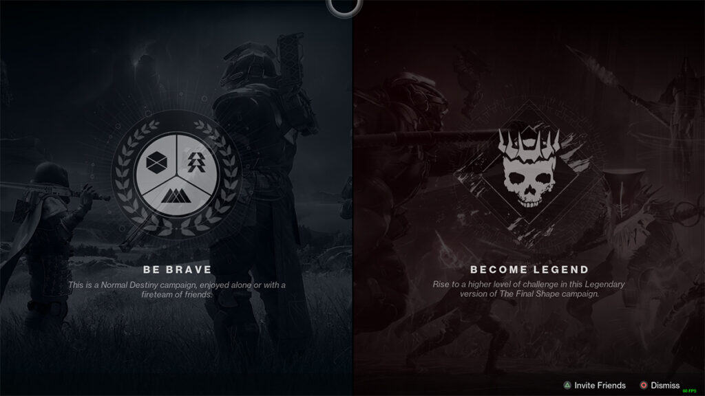 Select Legendary Campaign