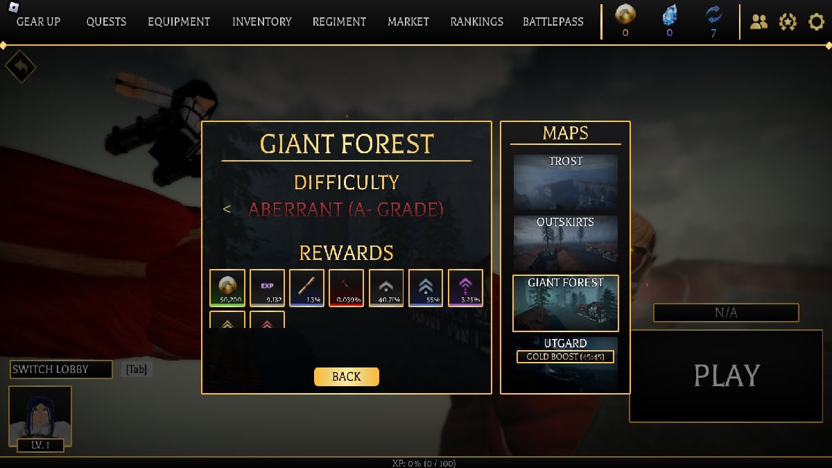 Roblox Attack on Titan Revolution