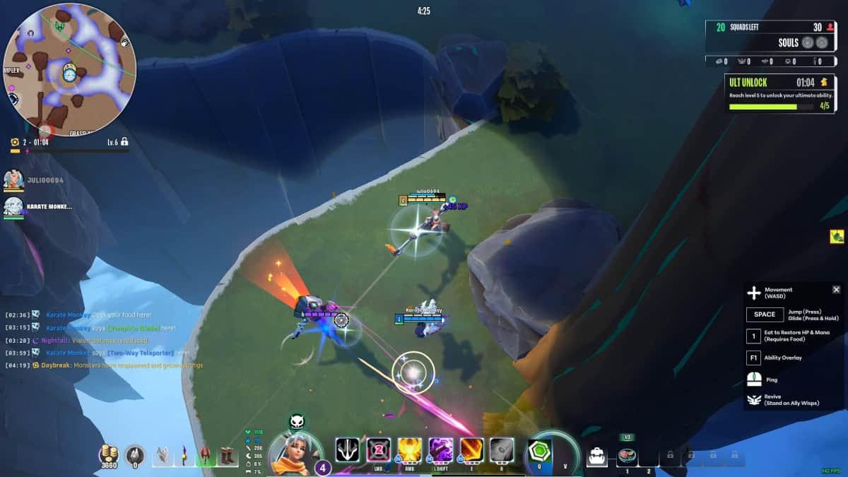 Hunters attacking a minion